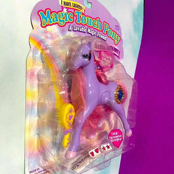 MAGIC TOUCH PONY VINTAGE 90s MAGIC JEWELS PONY SHANNON JEWELS LIGHT UP & BLINK - Picture 13 of 16